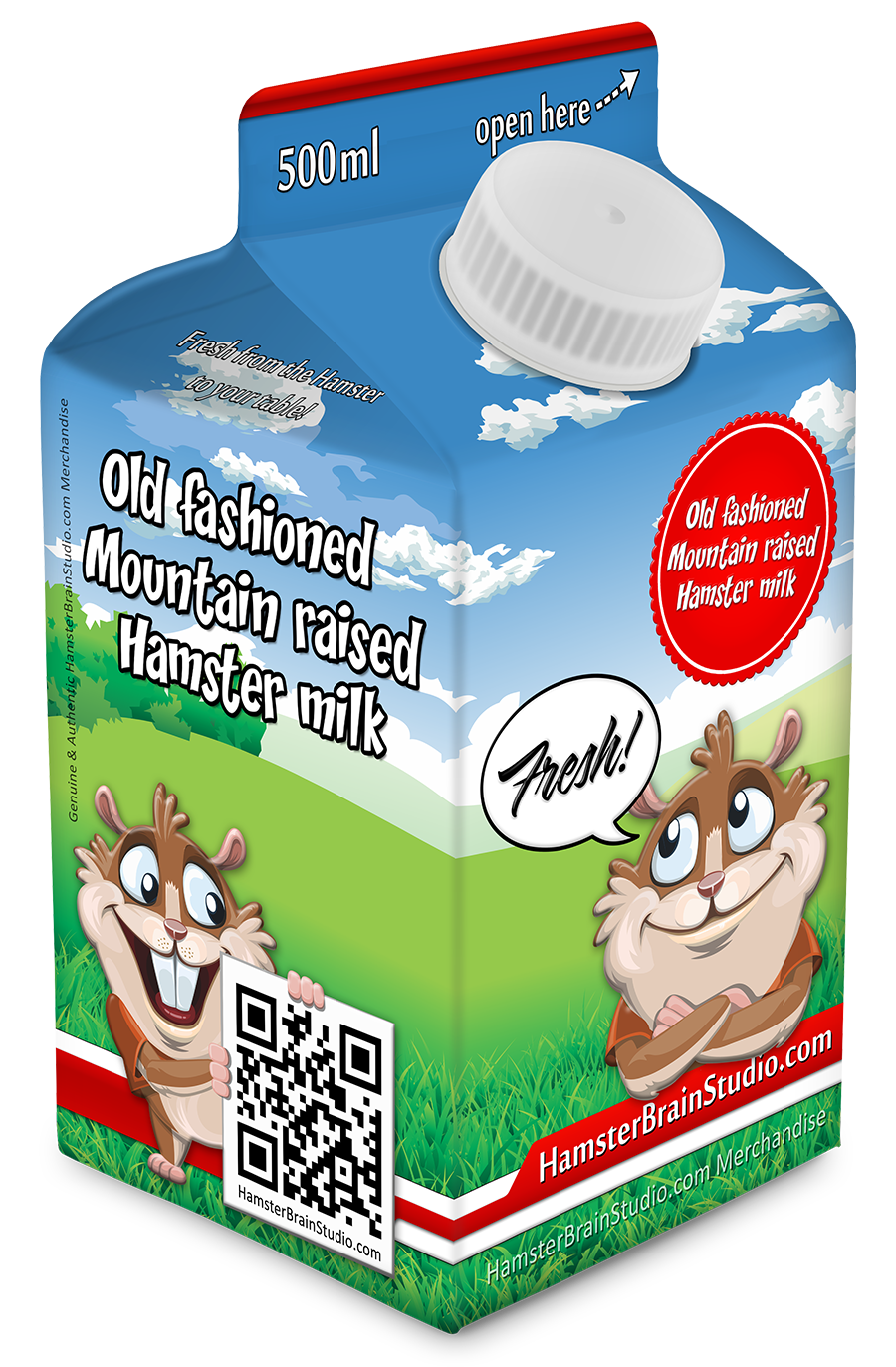 Hamster milk now available from HamsterBrainStudio.com